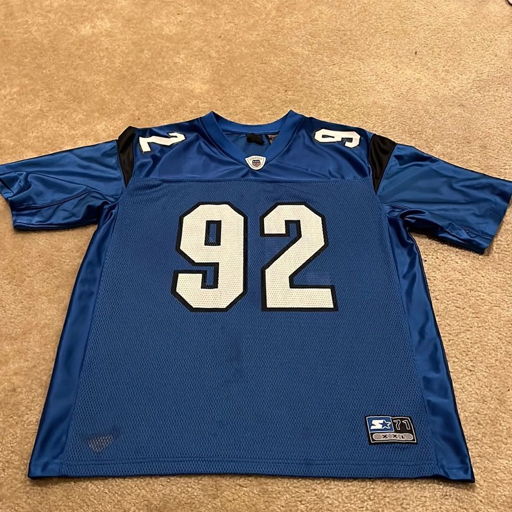 Vintage Starter “92” football jersey, size Medium.